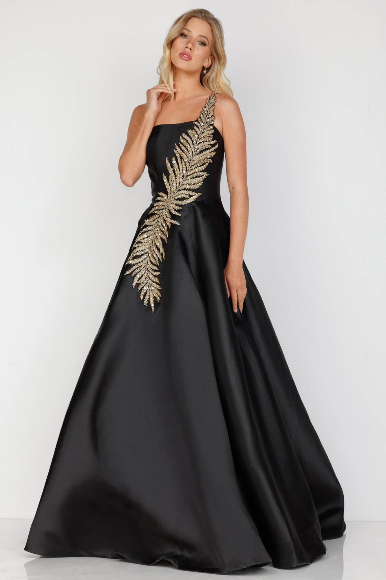 Terani Couture 1912E9202 One Shoulder Long Ball Gown