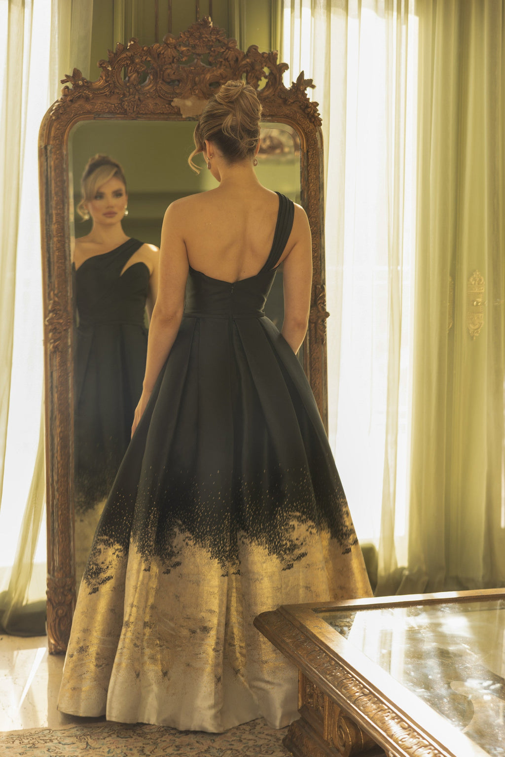 Terani Couture 1912E9180 One Shoulder Long Ball Gown