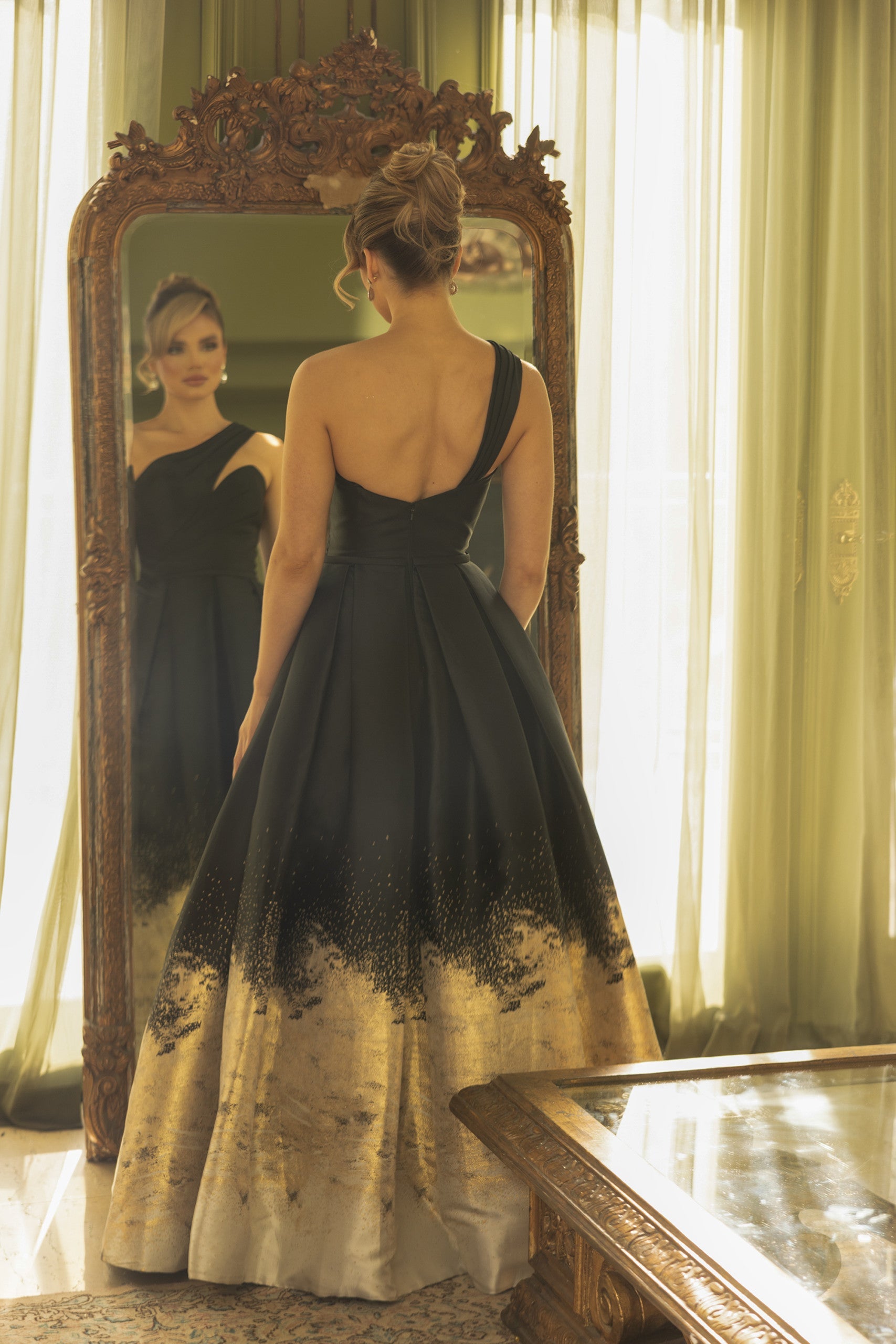 Terani Couture 1912E9180 One Shoulder Long Ball Gown