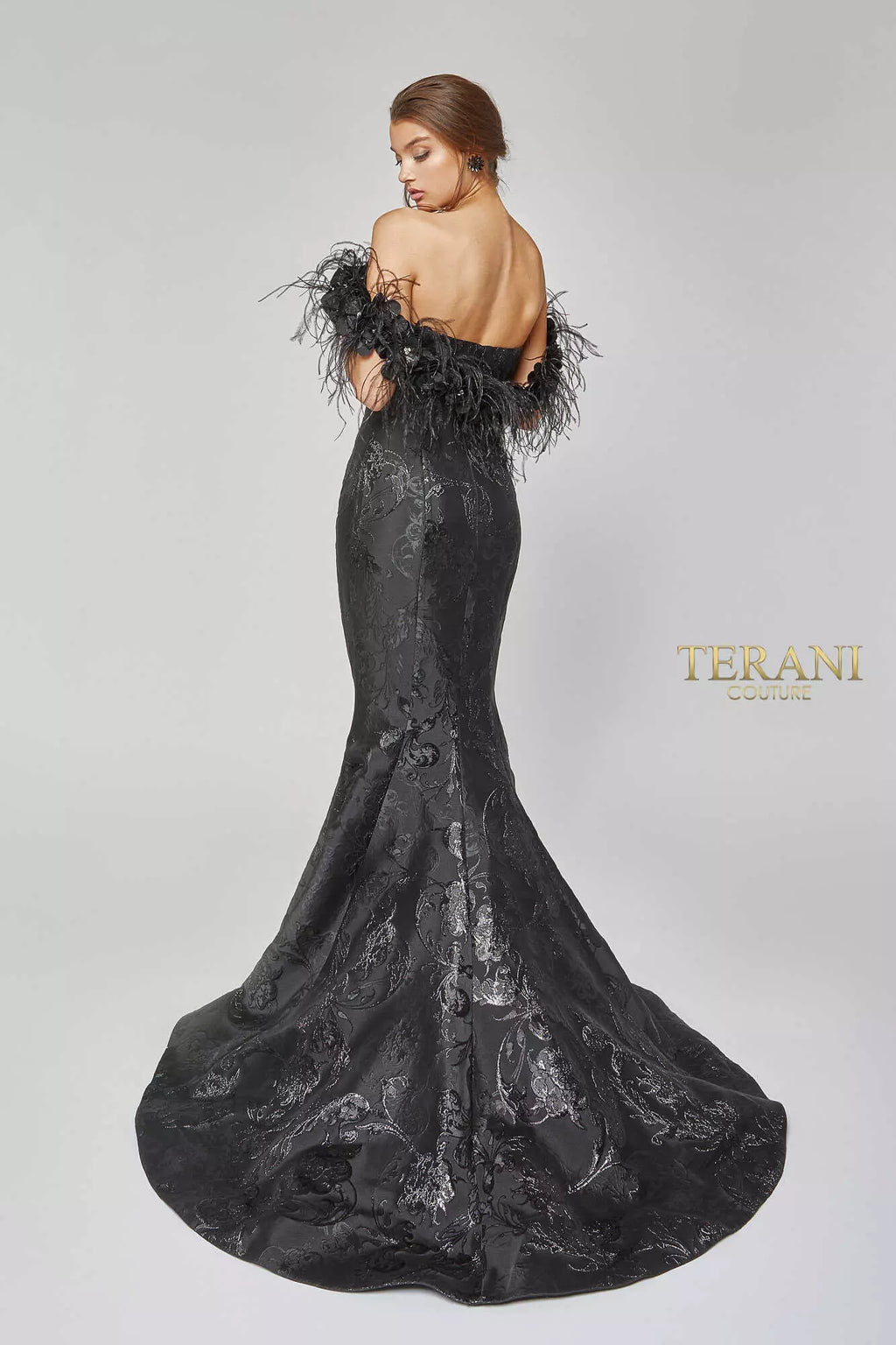 Terani Couture 1921E0136 Long Formal Prom Dress