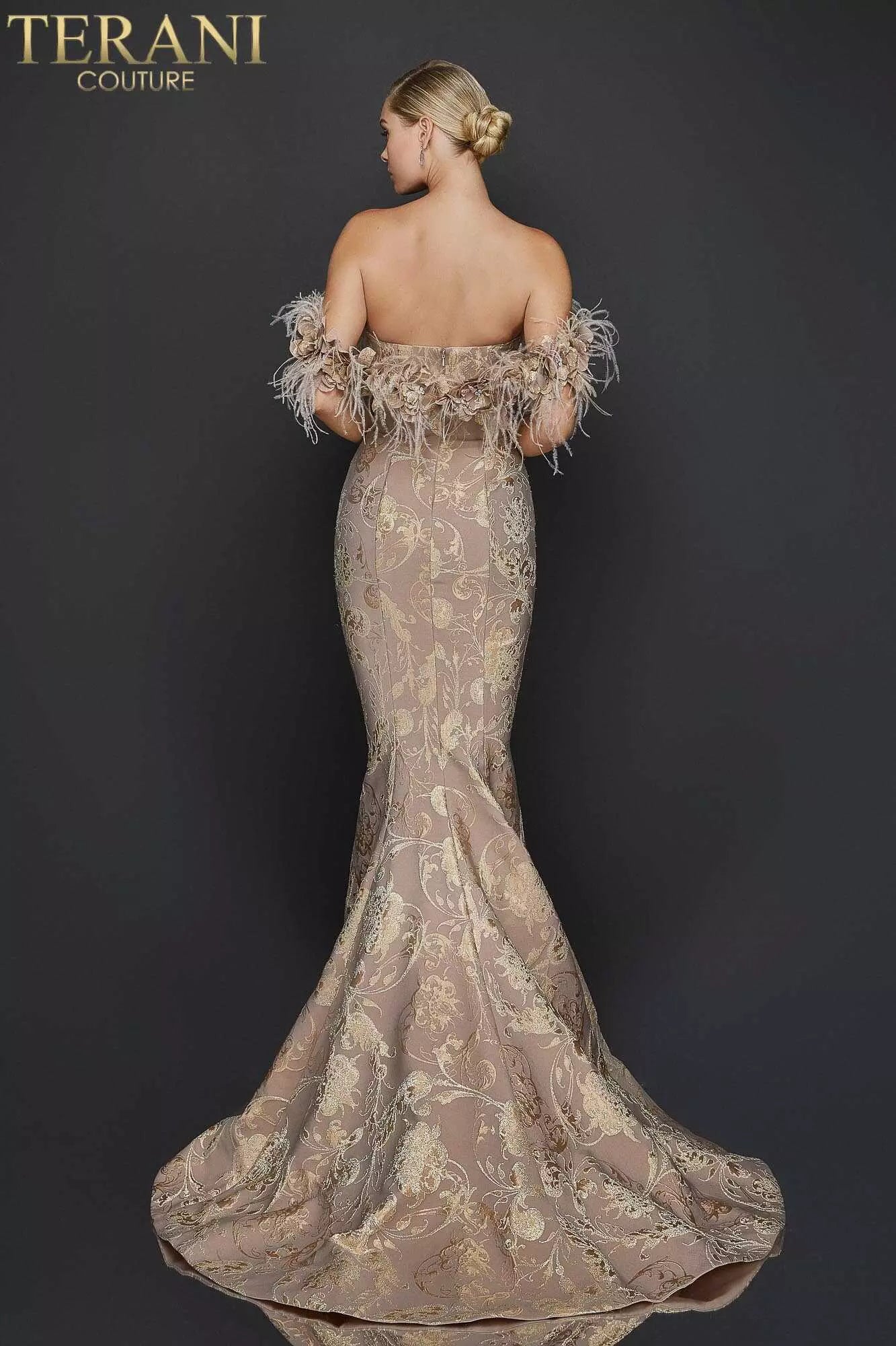 Terani Couture 1921E0136 Long Formal Prom Dress