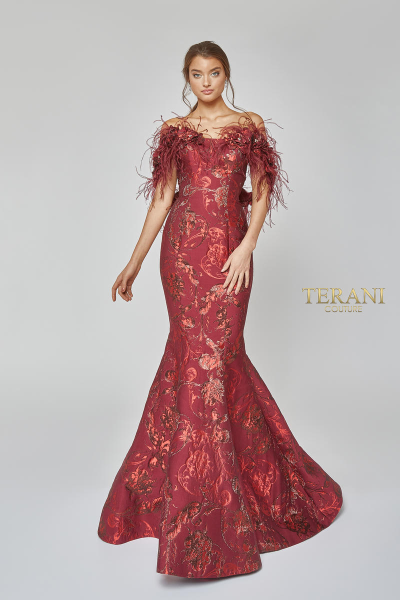 Terani Couture 1921E0136 Long Formal Prom Dress