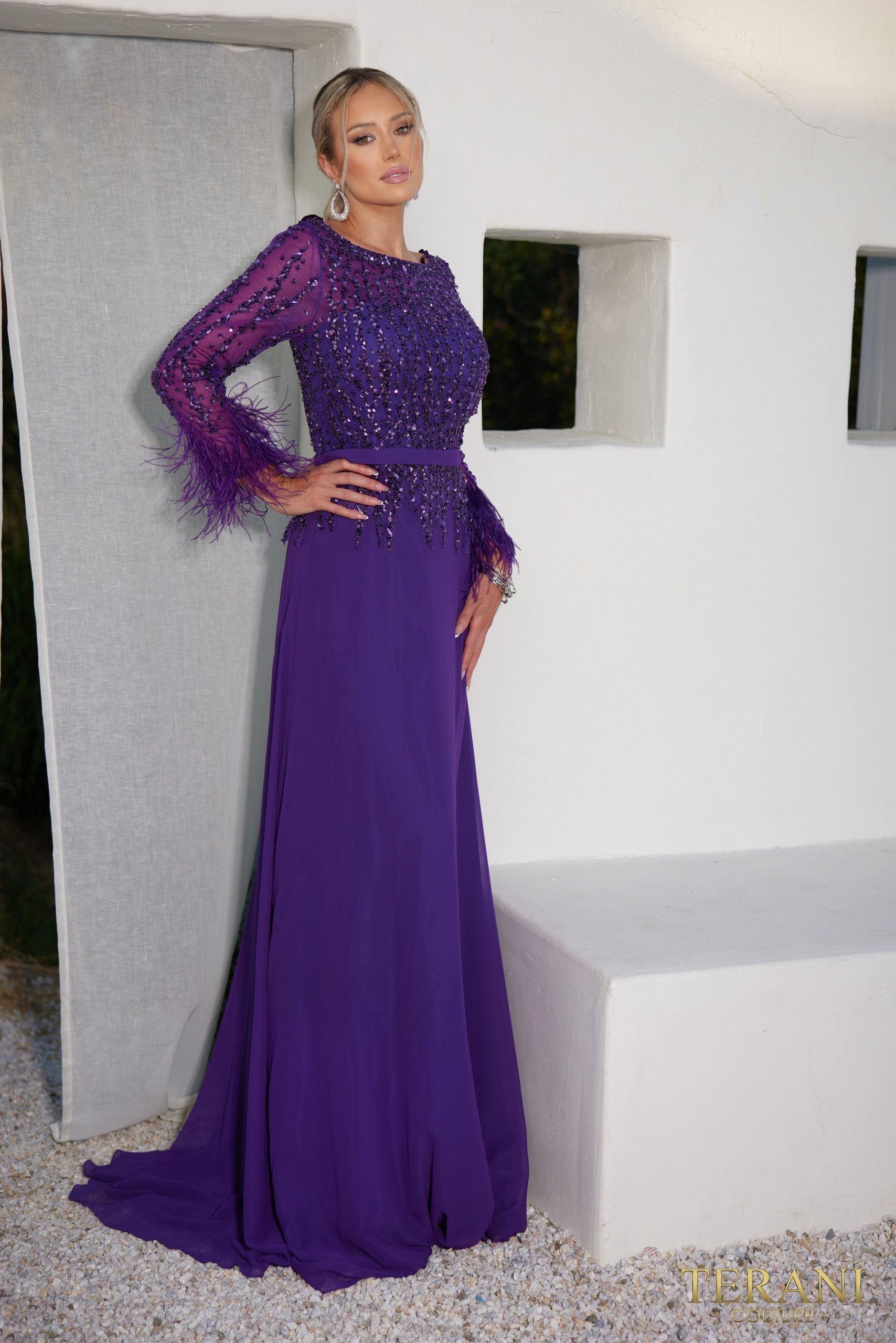 Terani Couture 1921M0473 Long Formal Dress