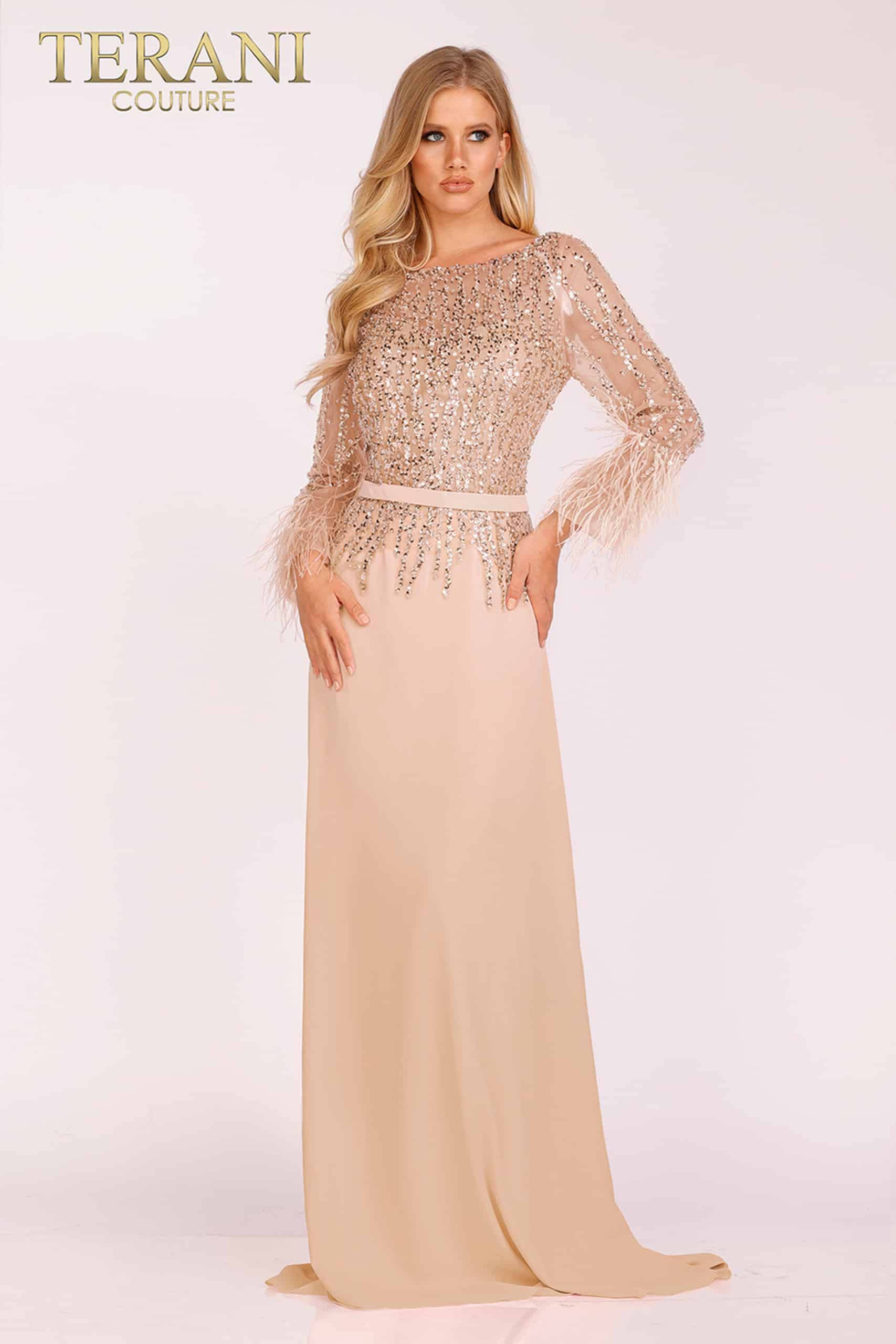 Terani Couture 1921M0473 Long Formal Dress