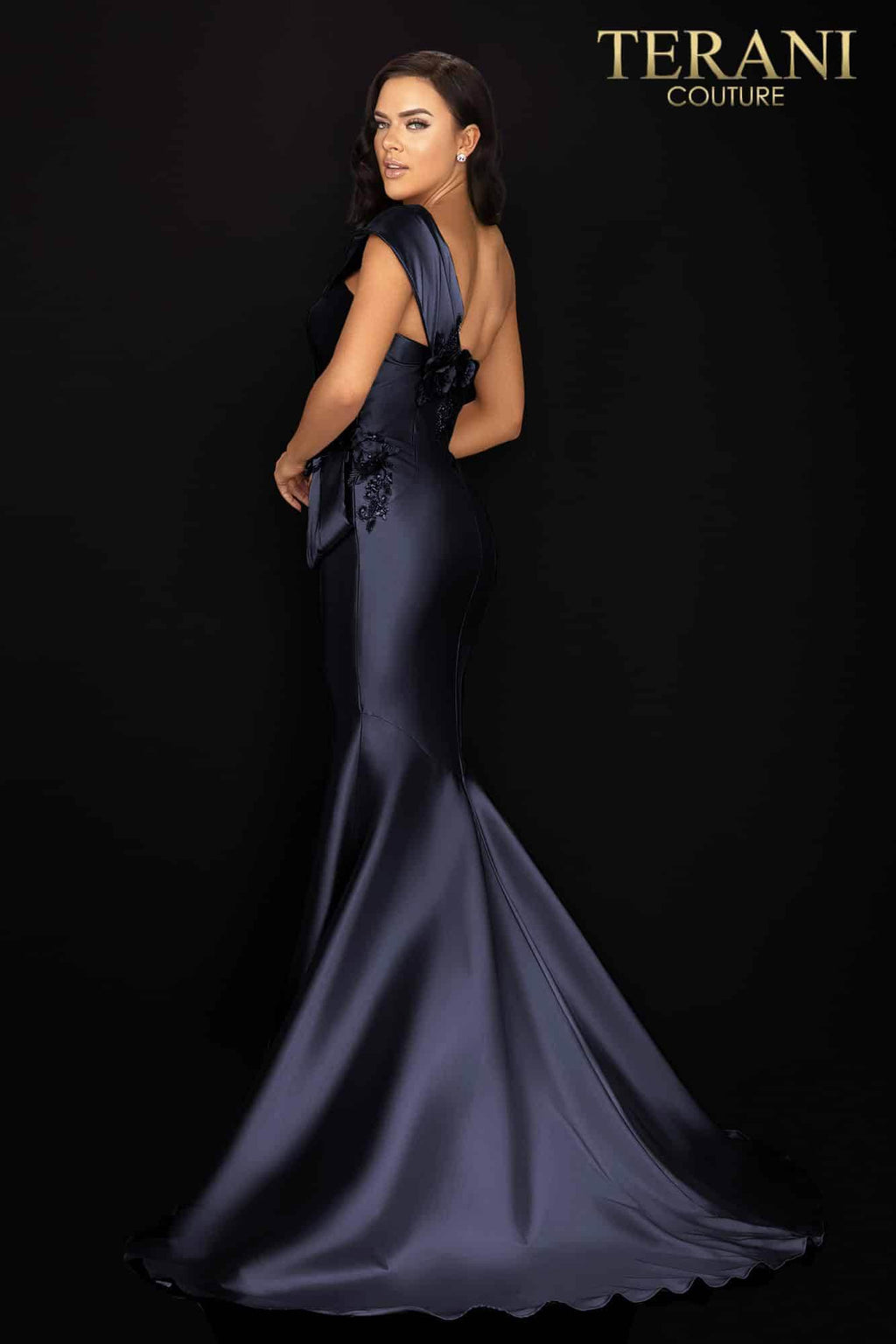 Terani Couture 2011M2160 One Shoulder Long Formal Gown