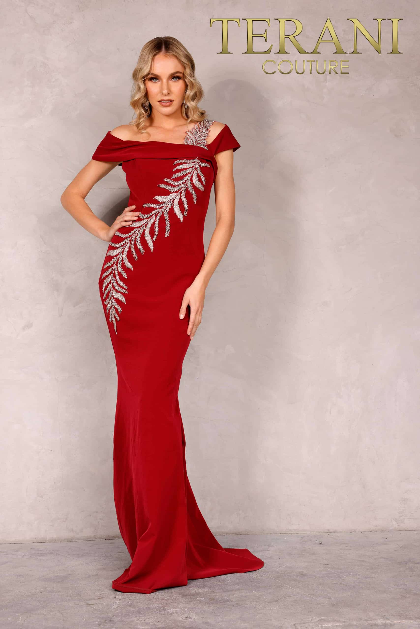 Terani Couture 2111M5289 Sleek Long Mother Of The Bride Dress