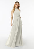 Long Bridal Wedding Jumpsuit MGNY Madeline Gardner New York 21723