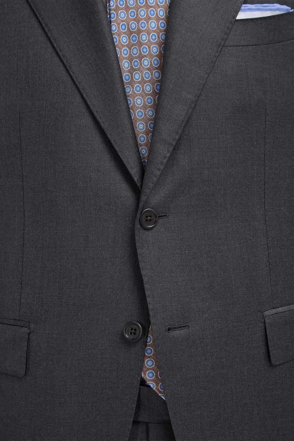 Grey full canvas suit - Made in Italy