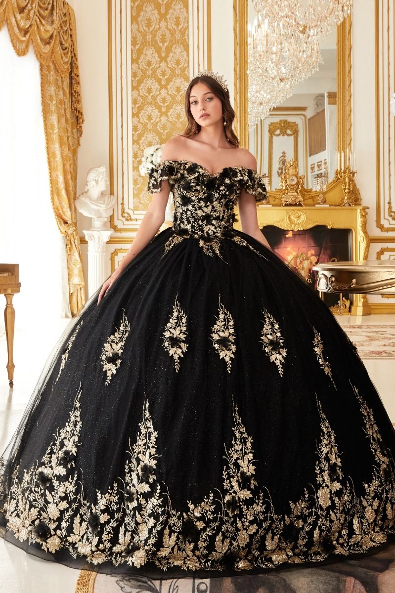 Long Ball Gown Quinceañera Dress by LaDivine 15701