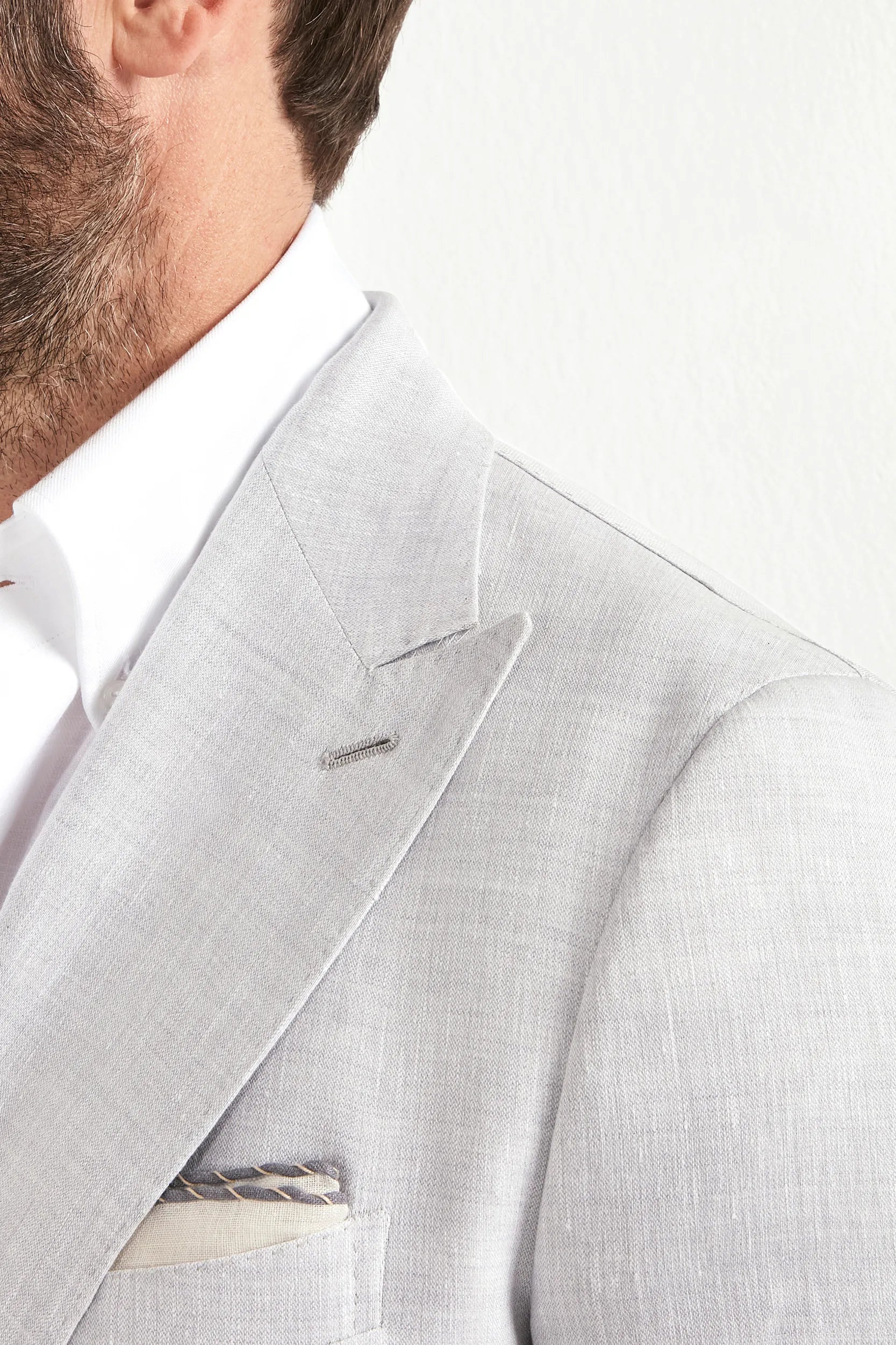 Ice double breasted Super 160's blend suit - Made in Italy