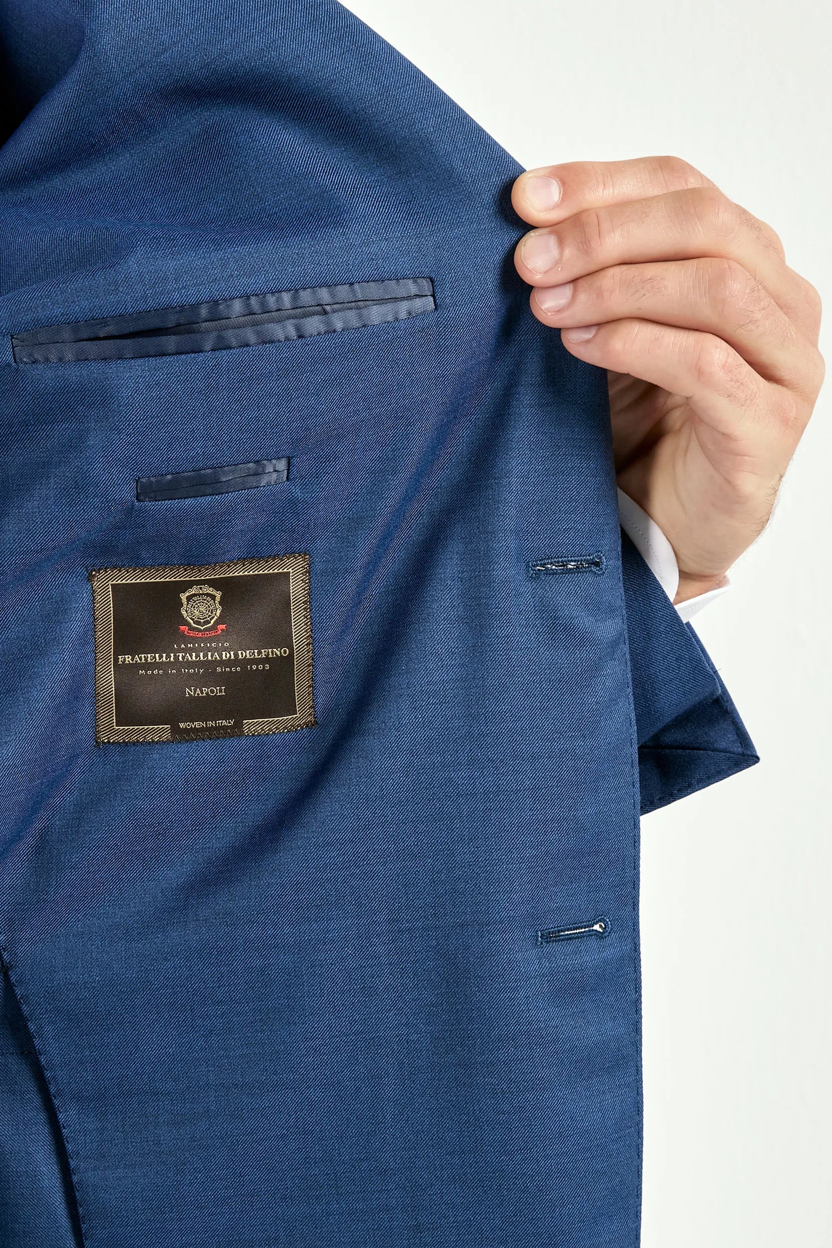 Royal blue suit - Made in Italy
