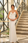 Long Bridal Mermaid Wedding Dress Tina Holly TE709