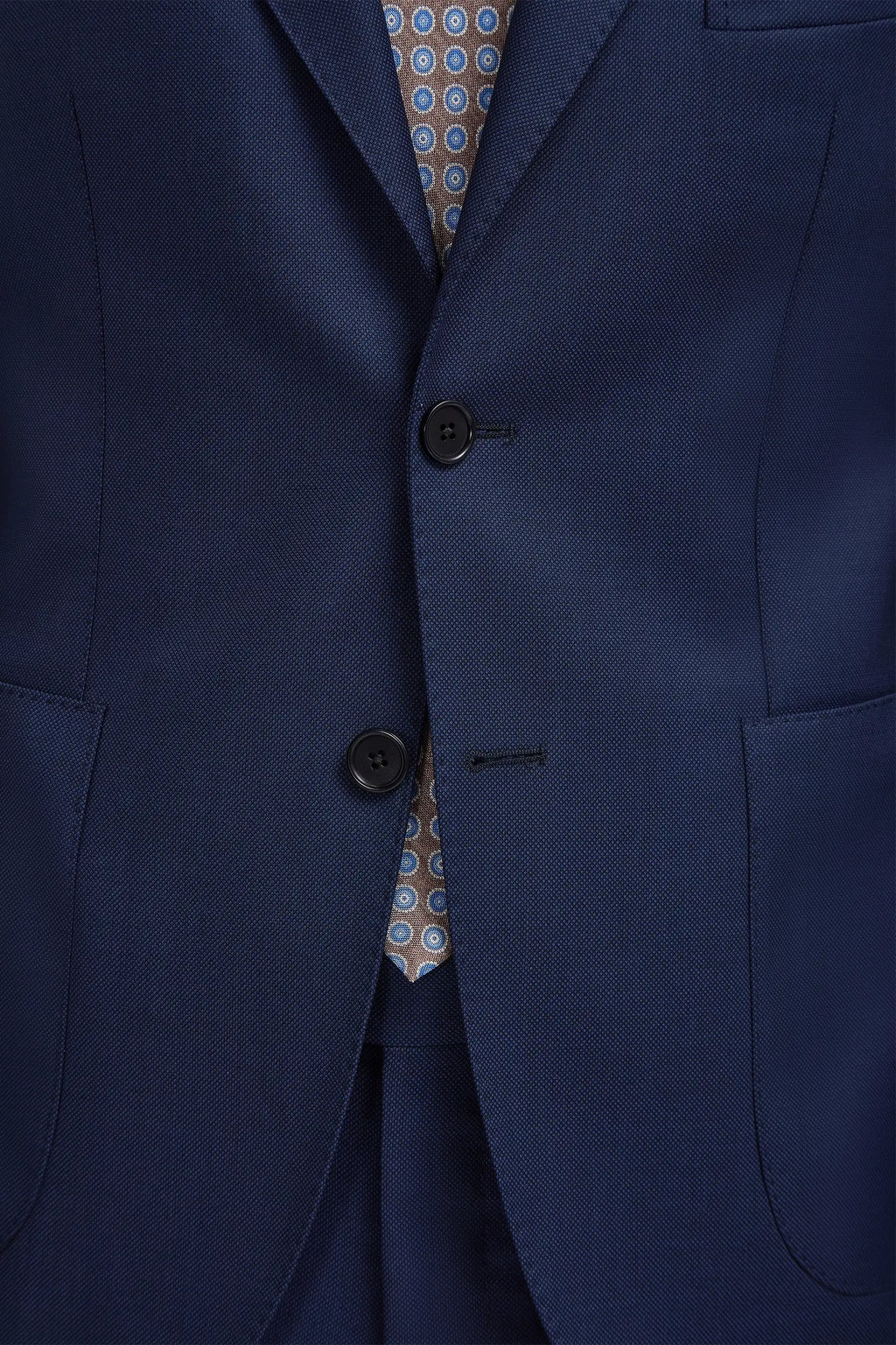 Blue birdseye suit - Made in Italy