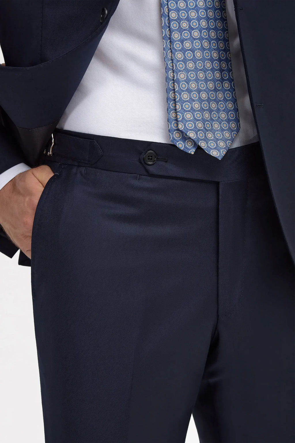 Blue Full Canvas Suit - Made in Italy