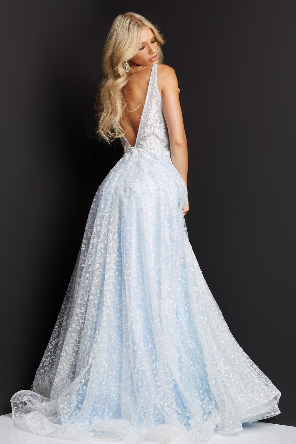 Jovani 08421 Sleeveless Long Prom Dress