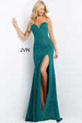Jovani 08510 Strapless Tie Back Long Prom Dress