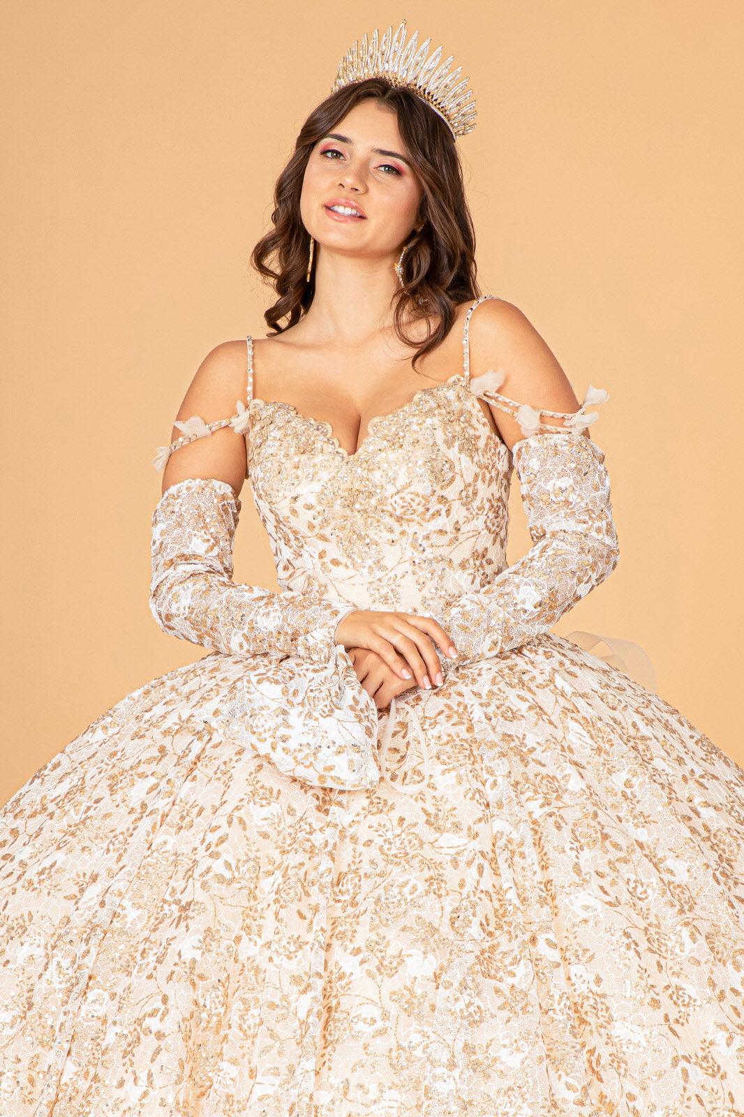 Long Ball Gown Quinceanera Dress