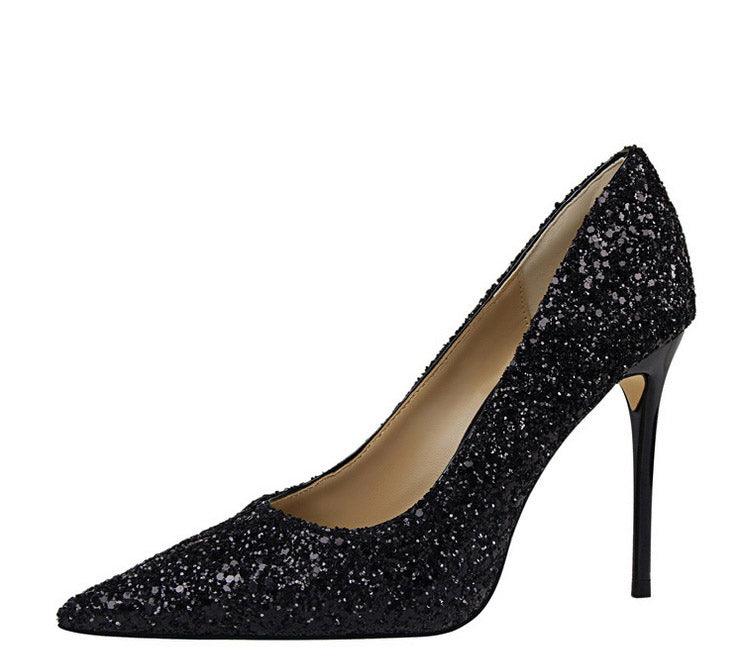 Wedding High Heels Poited Toe Bridal Shoes
