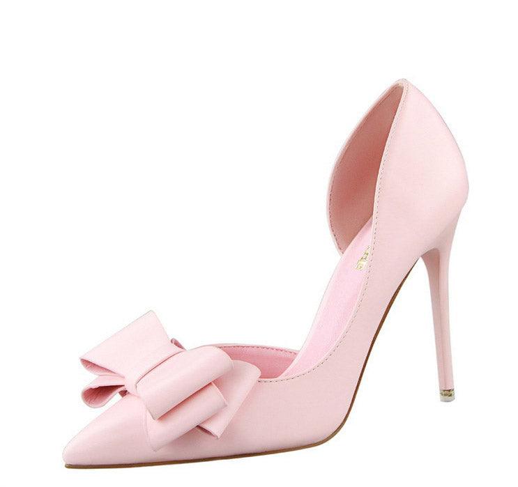 Women's Hollow Pointed Toes High Heels Bridal Shoes