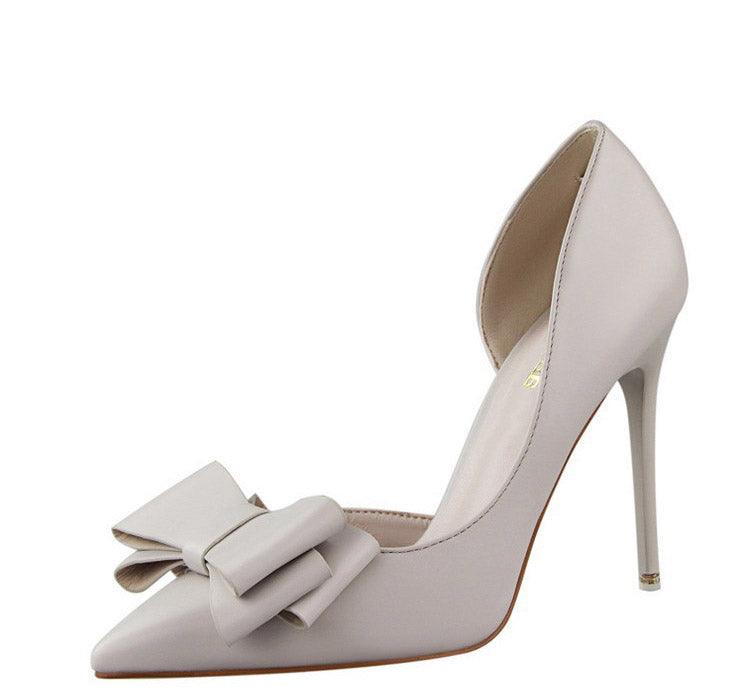 Women's Hollow Pointed Toes High Heels Bridal Shoes